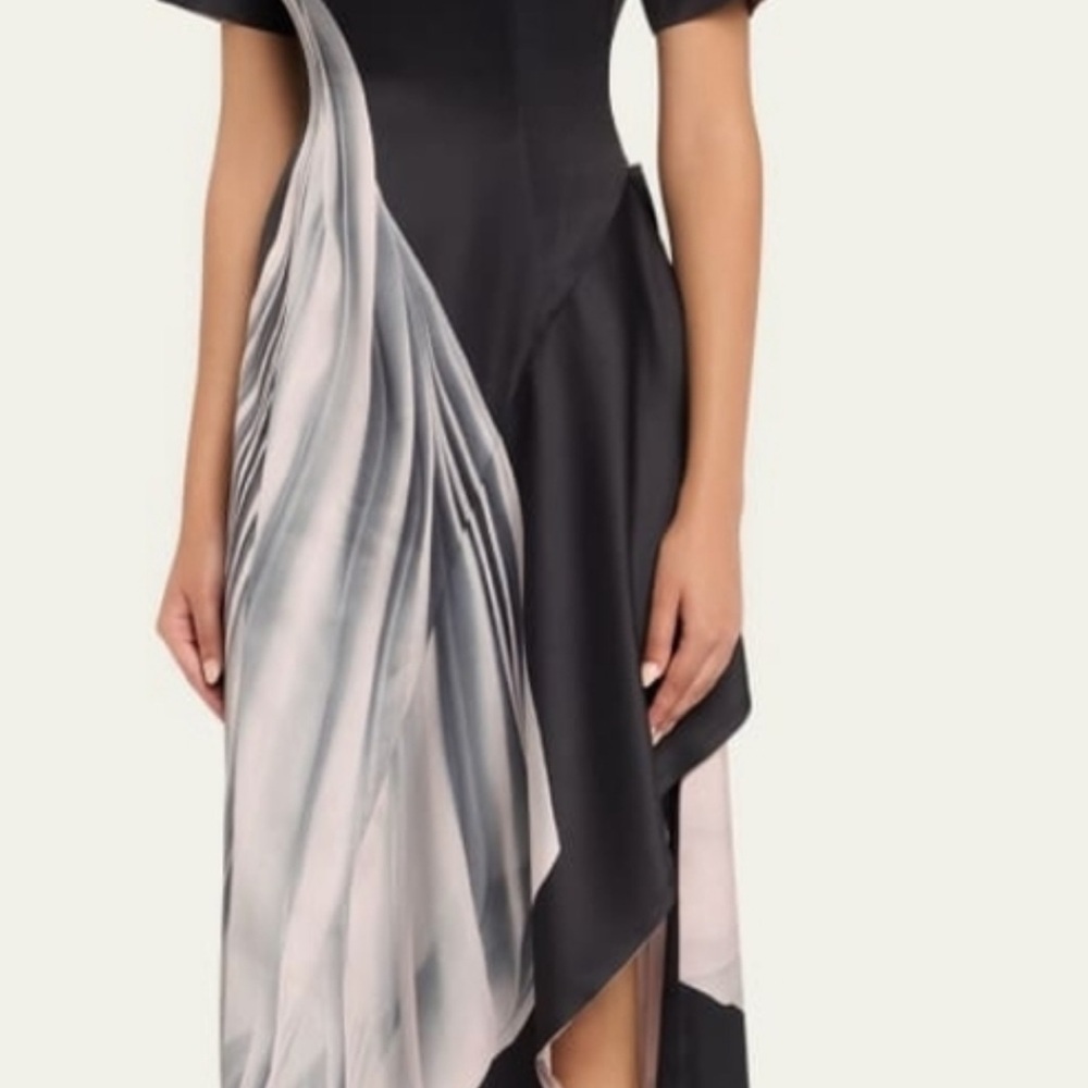 Elegant Jason Wu  Draped Midi Dress size 8 - Picture 10 of 10